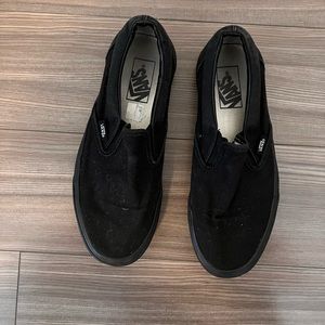 Black Slip On Vans